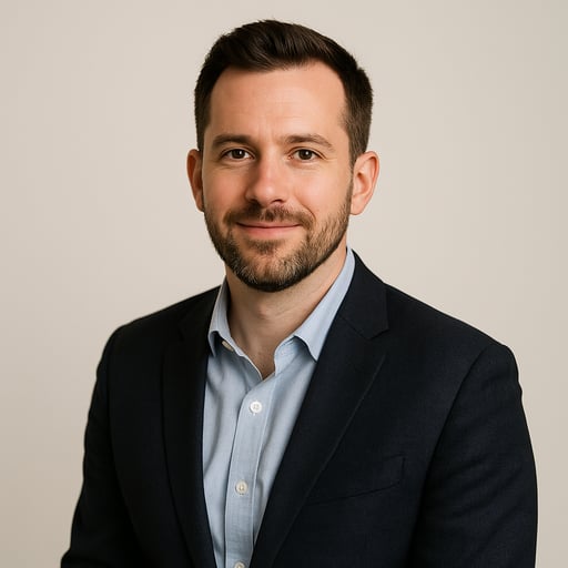 Professional headshot of strategy director from Walk West with clean background and minimalist composition